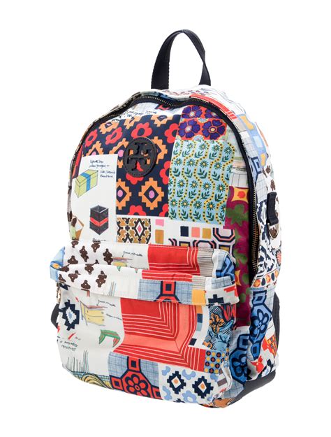 printed backpack tory burch